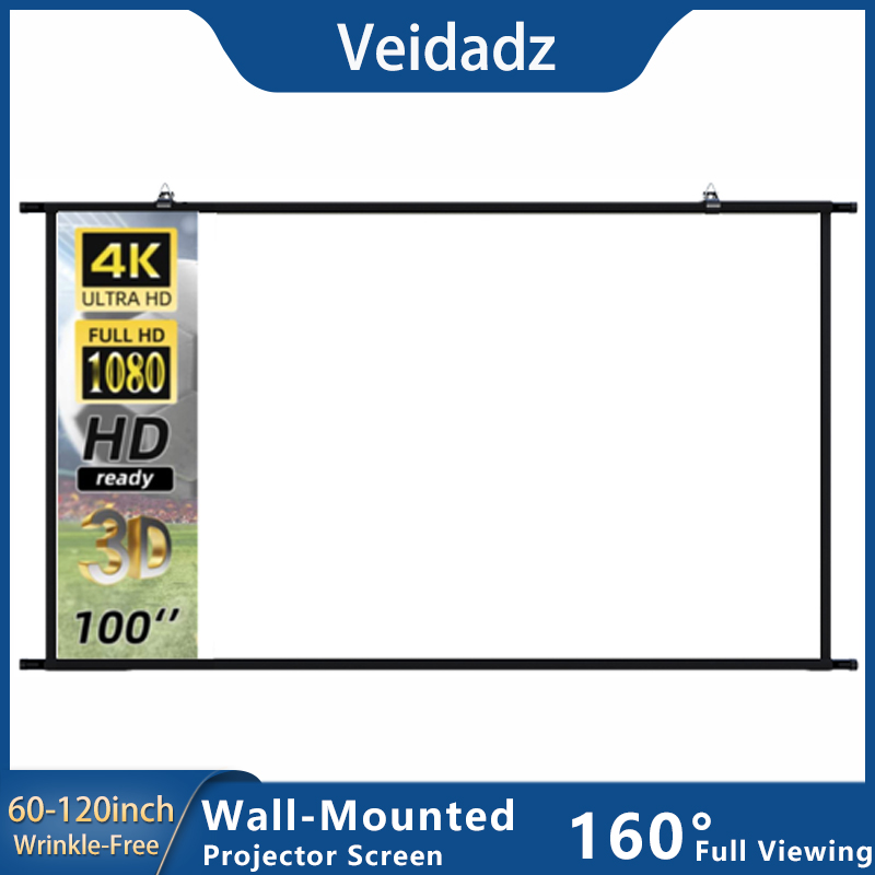 Home Cinema Rack - Tela de Projetor VEIDADZ Montada na