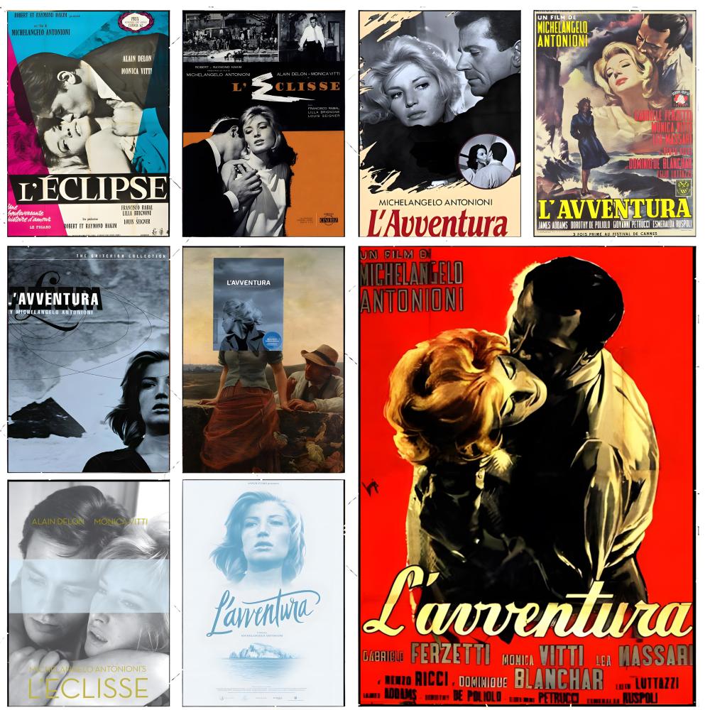 Home Cinema Lounge - Pôster L-Lavventura Classic Cinema L-Lavventura, arte