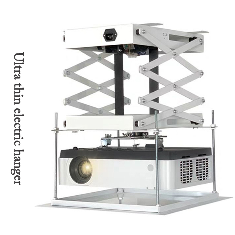 Home Cinema Rack - Projetor telescópico doméstico t1000/t1500/t2000, cabide elétrico