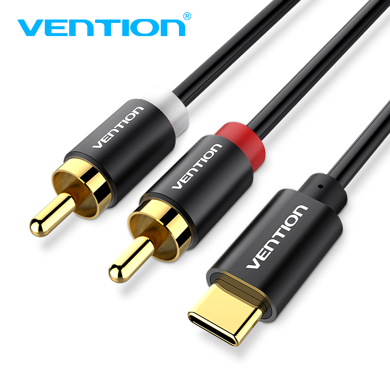 Home Cinema Ampli - Cabo de áudio usb c rca