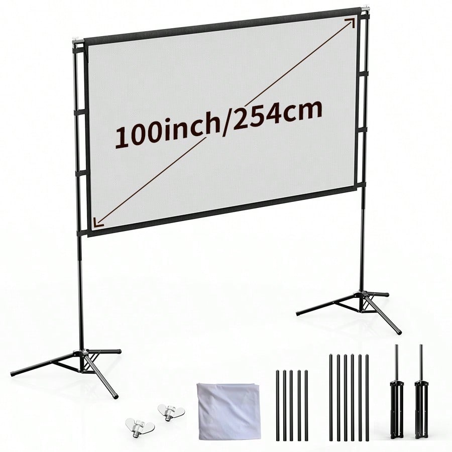Home Cinema Rack - Tela de Projeção XBJ 100 Polegadas