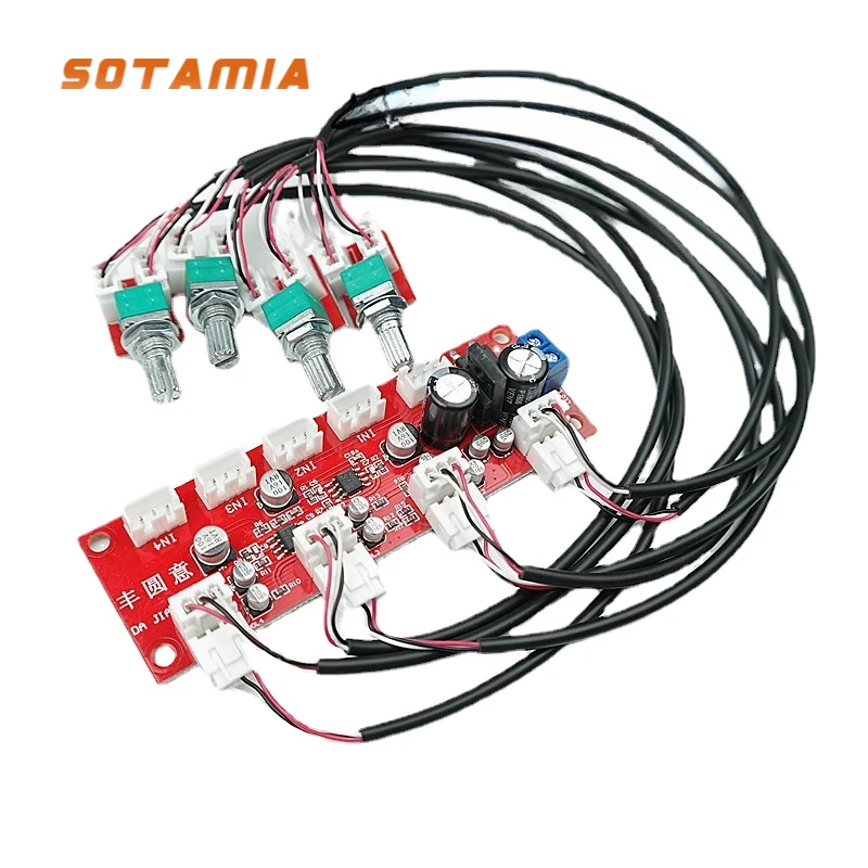 Home Cinema Heos - SOTAMIA-NE5532 Input Mixer, 4 Way HiFi
