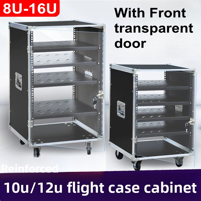 Home Cinema Rack - Gabinete amplificador 8U - 16U com