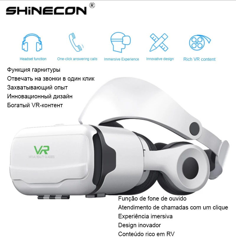 Óculos vr realidade virtual 3d - Home Cinema Glasses avaliação e preço