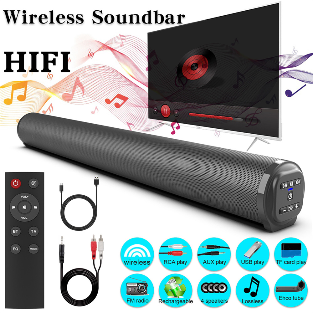 Barra de som tv sistema de som - Home Cinema Subwoofer avaliação e preço