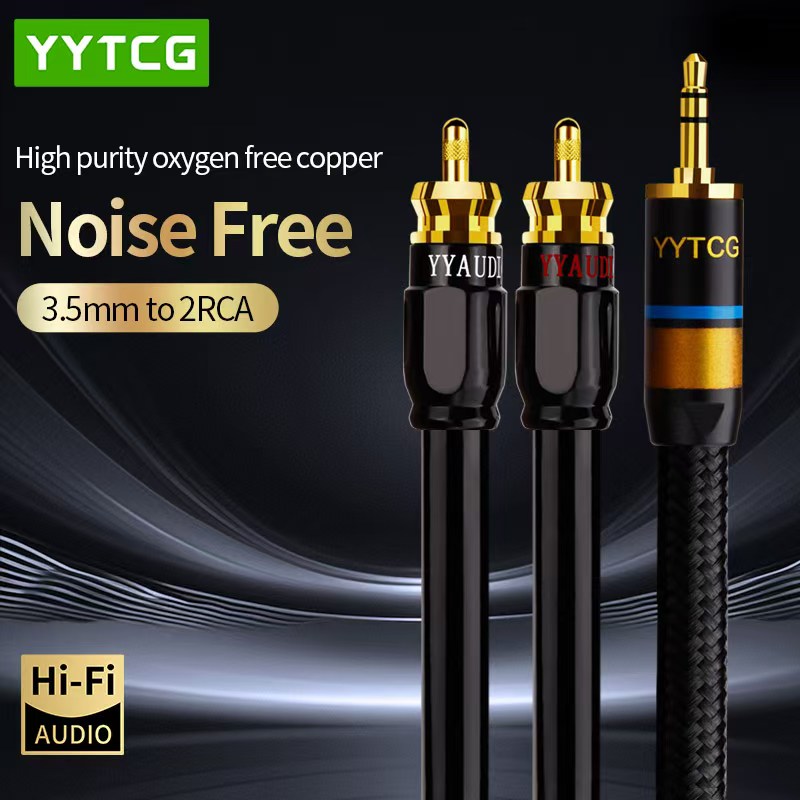 Yytcg cabo rca estéreo de alta - Home Cinema Ampli avaliação e preço