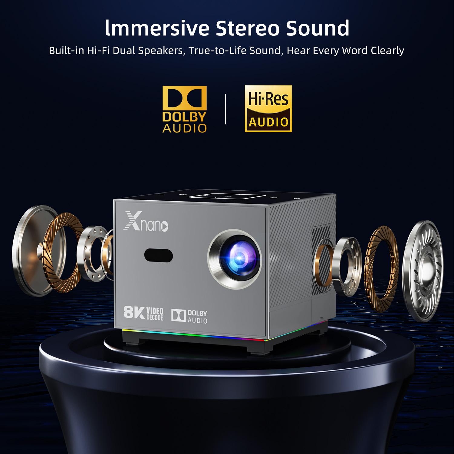 Xnano portátil projetor inteli - Home Cinema Rack avaliação e preço