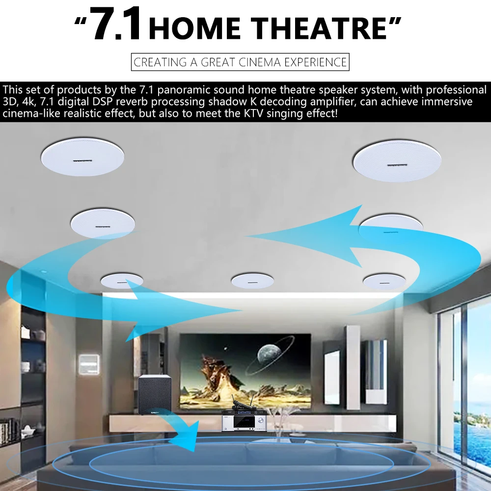 Conjunto de Alto-falantes de T - Home Cinema Audio System avaliação e preço