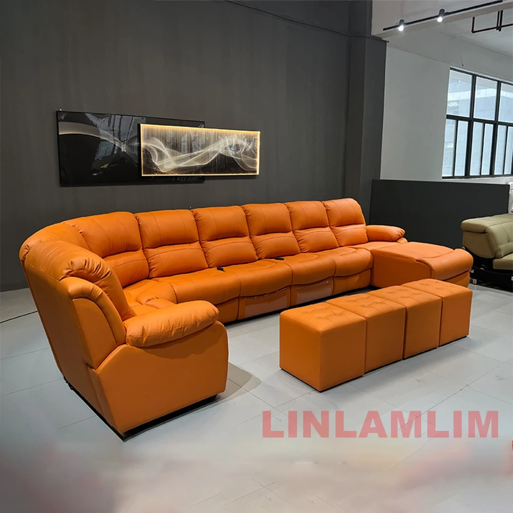 Sofá reclinável secional grand - Home Cinema Room avaliação e preço