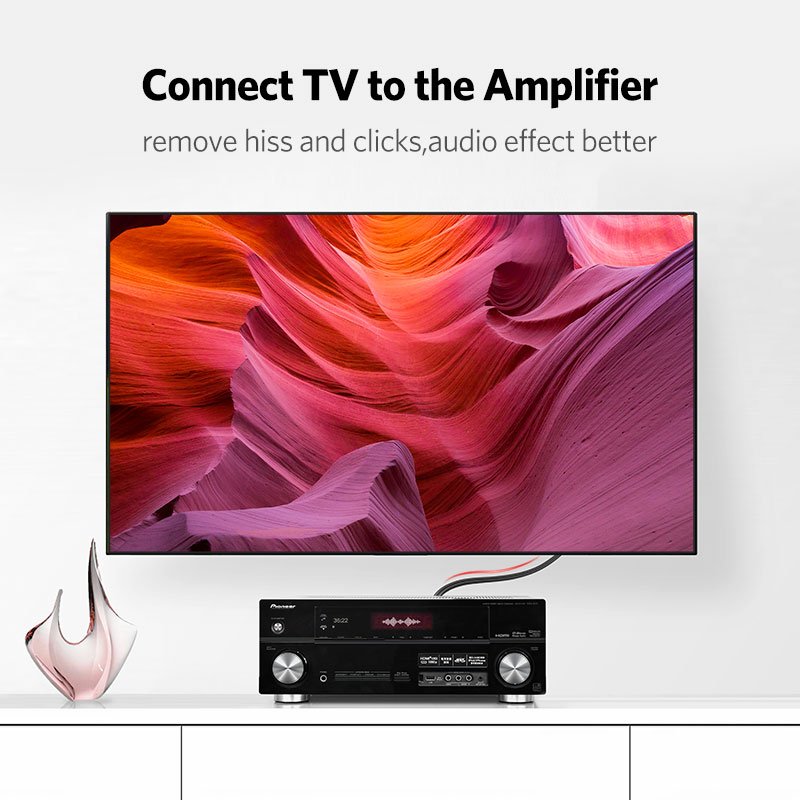 2RCA para 2 UGREEN RCA Macho p - Home Cinema Heos avaliação e preço
