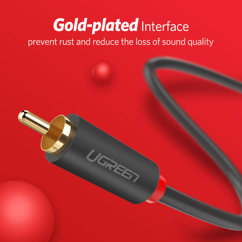 2RCA para 2 UGREEN RCA Macho p - Home Cinema Heos avaliação e preço