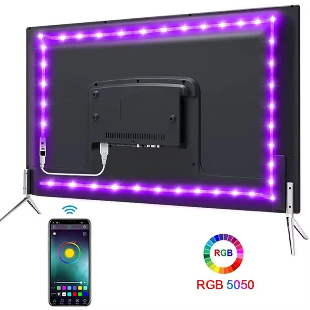 Usb luzes de tira led dc 5v rg - Ambient Light Strip Tv avaliação e preço