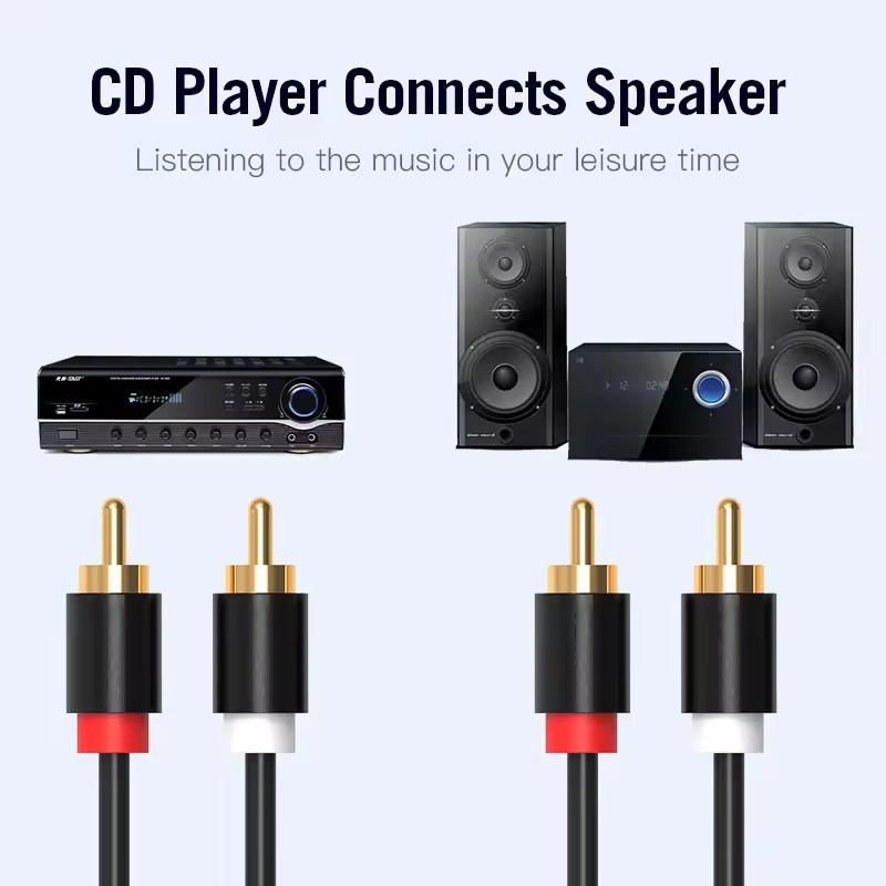 Cabo rca estéreo de alta fidel - Home Cinema Ampli avaliação e preço