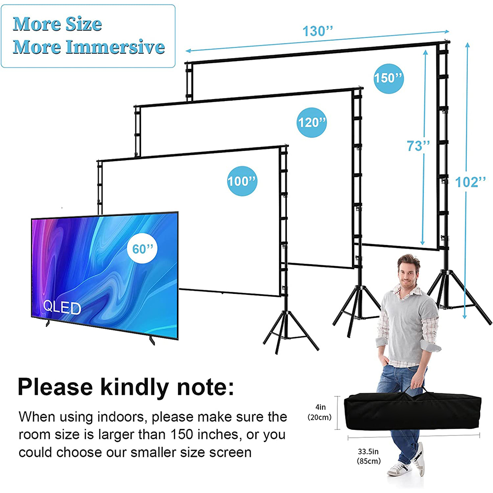 VEIDADZ-Tela do projetor com s - Home Cinema Rack avaliação e preço