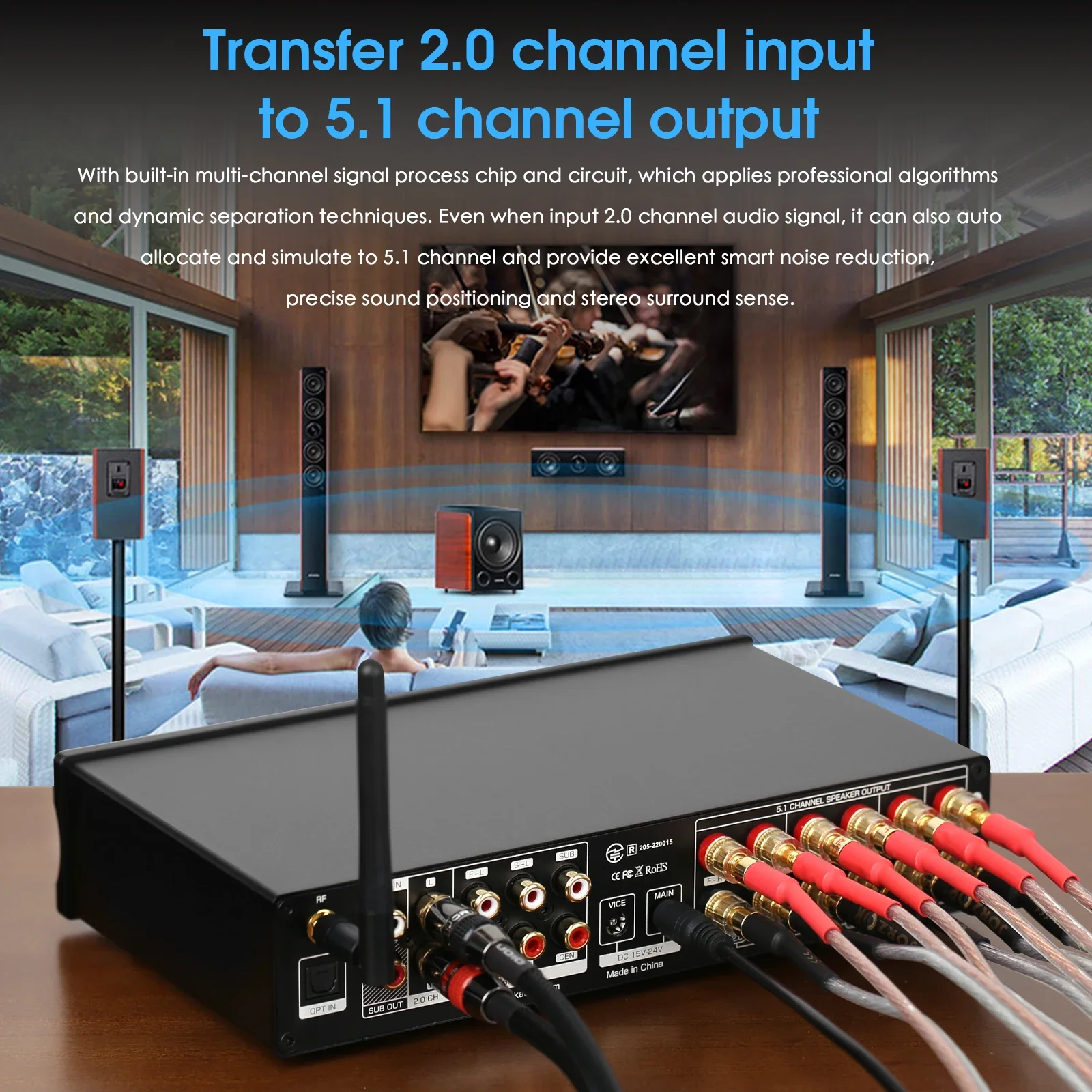 Douk Audio Amplificador Digita - Home Cinema Heos avaliação e preço