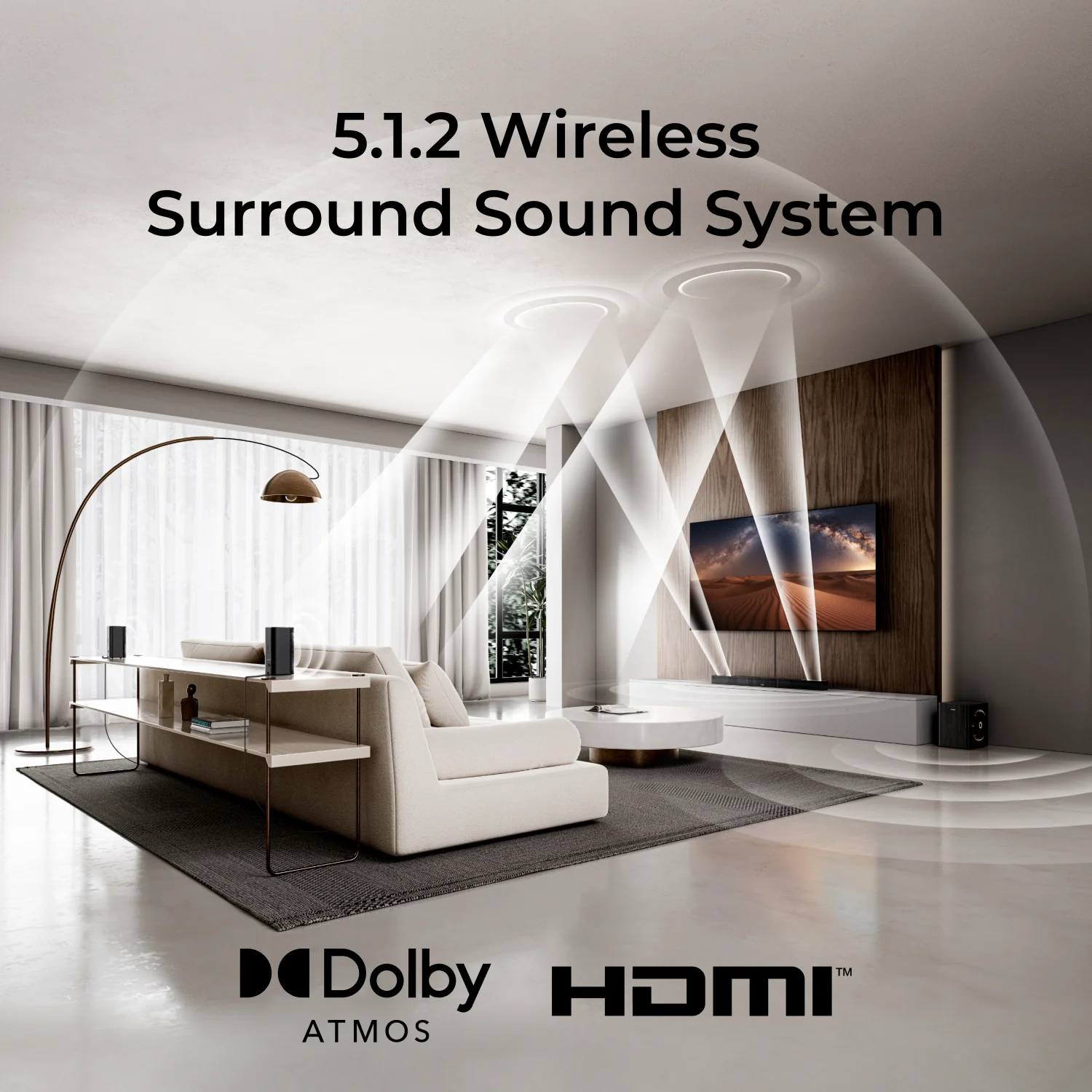 Sistema de som surround sem fi - Home Cinema Subwoofer avaliação e preço