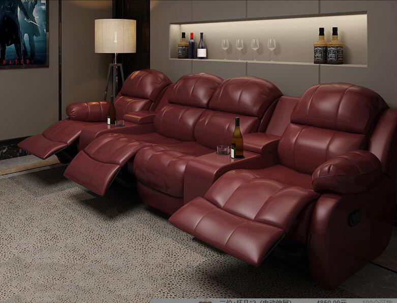Sofá reclinável de cinema em c - Home Cinema Lounge avaliação e preço