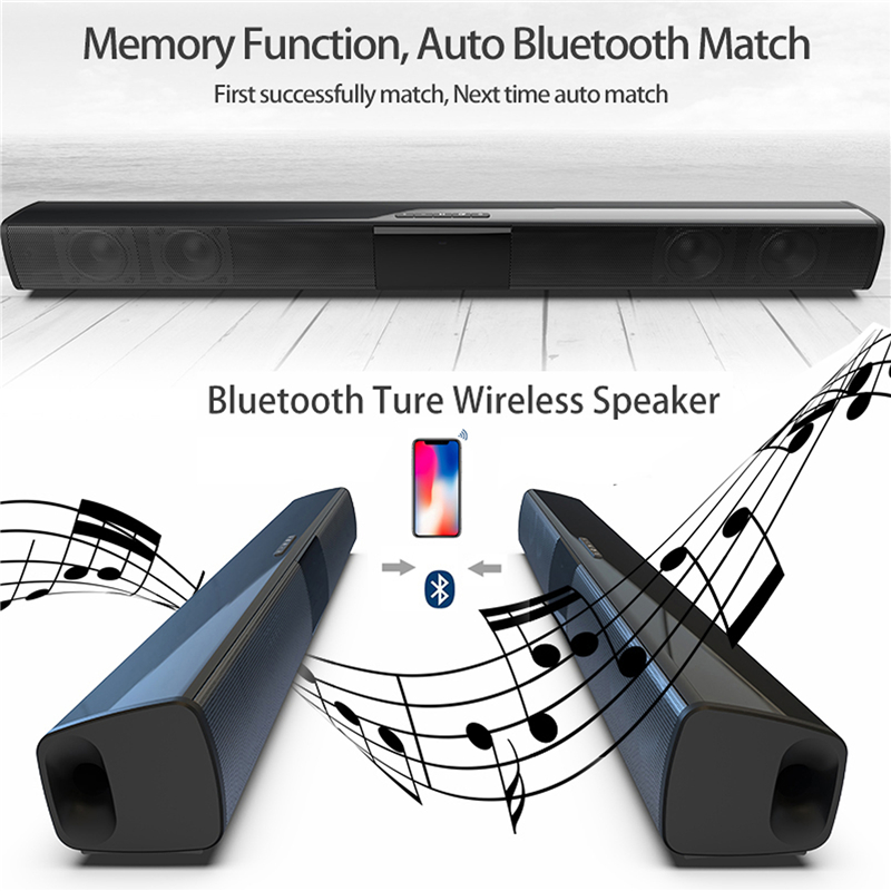 40w sem fio bluetooth 5.0 soun - Home Cinema Audio System avaliação e preço