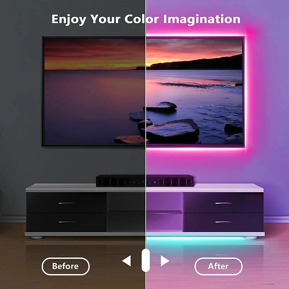 Fita de LED RGB com Controle p - Ambient Light Strip Tv avaliação e preço